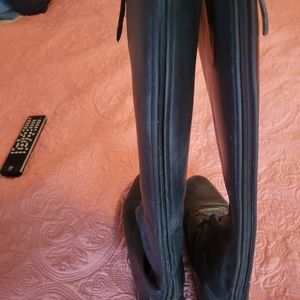 Womens equestrian tall riding boots
